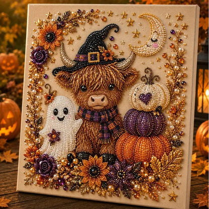 🔥Halloween Ghost Pearl Art DIY Kit – Spooky 3D Fall Décor