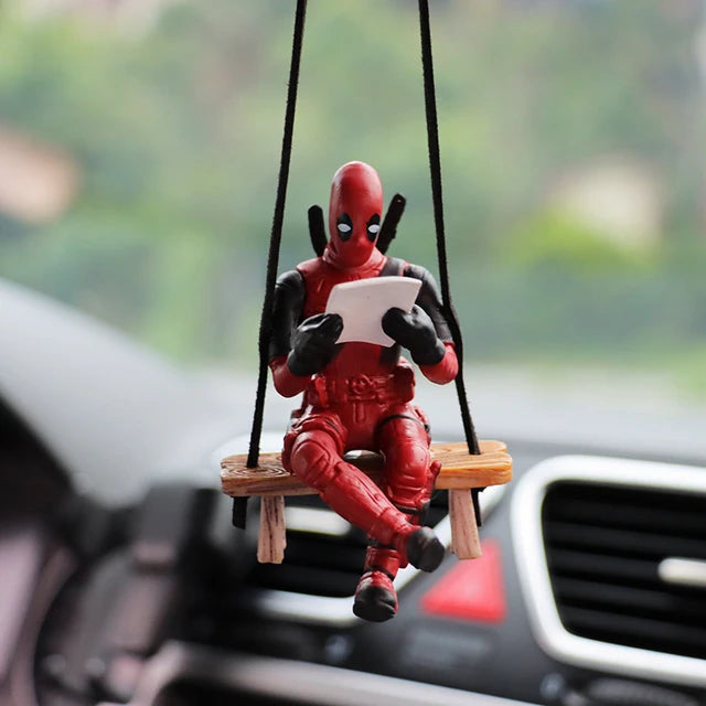 🔥Swinging Deadpool  + 🔥6 Deadpool Action Figures - Pack of 6