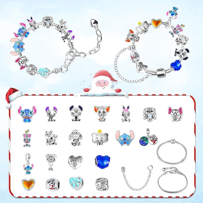 🔥Stitch Advent Calendar Charms 🎁Best Gift