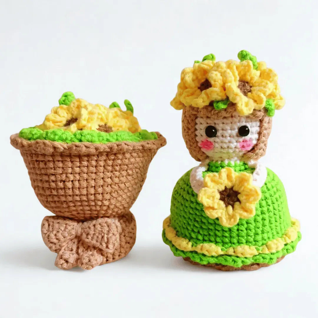 🔥Flower crochet dollz - Finished Product 🎁Gift