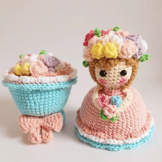 🔥Flower crochet dollz - Finished Product 🎁Gift