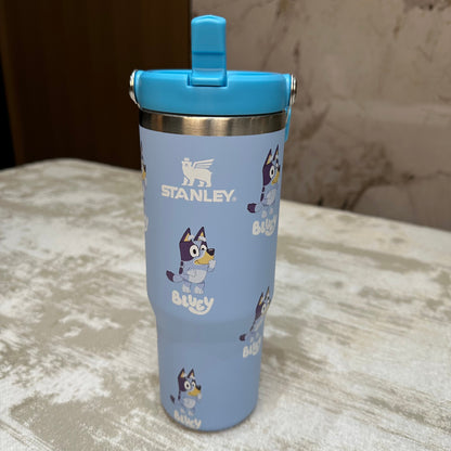🔥  Bluey Blue Insulated Cup 30 OZ ✈️Free Shipping