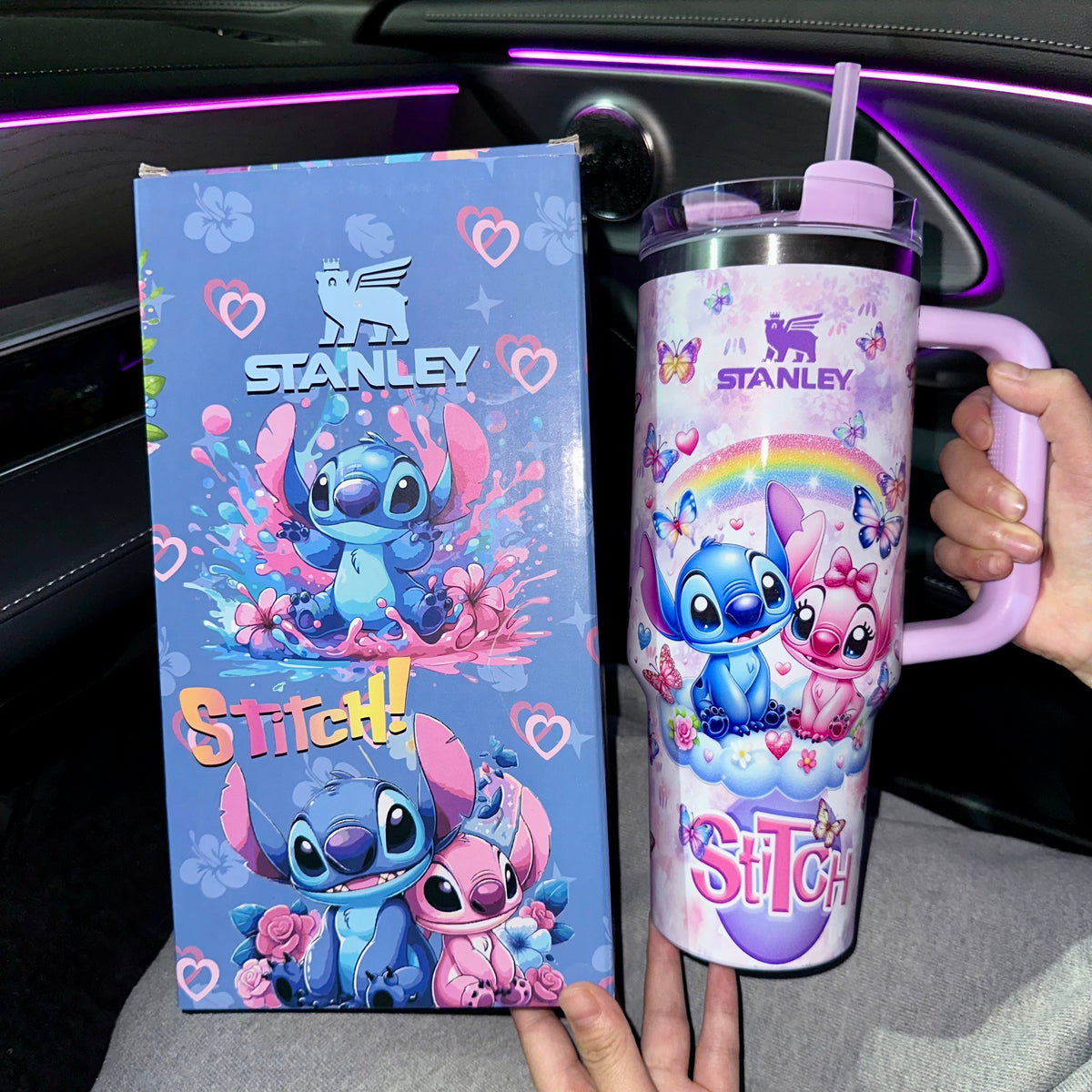 🔥Stitch Angle Insulated Cup 40OZ  ✈️Free Shippment