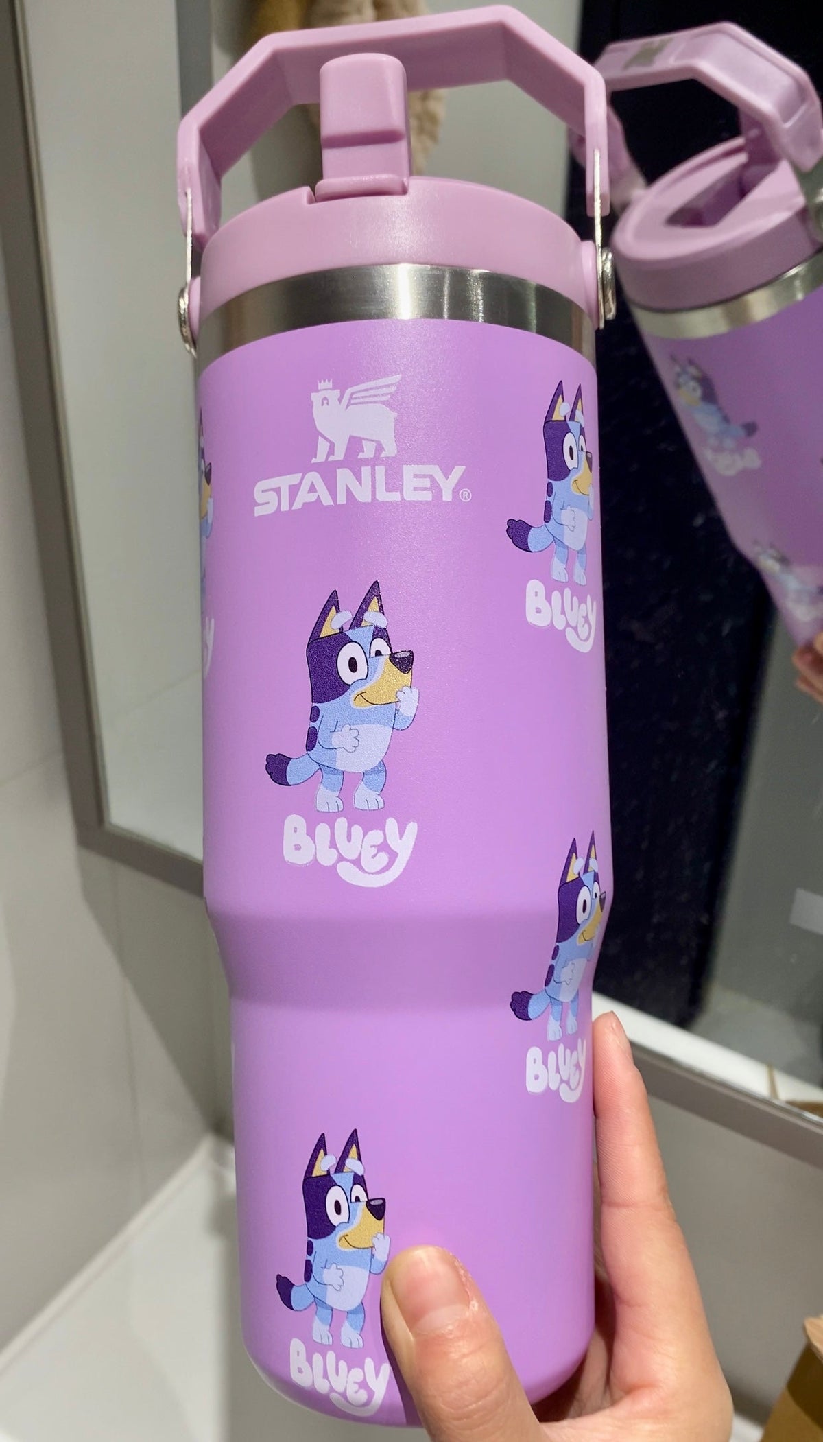 🔥  Bluey Purple Insulated Cup 30 OZ ✈️Free Shipping