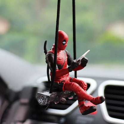 🔥Swinging Deadpool  + 🔥6 Deadpool Action Figures - Pack of 6
