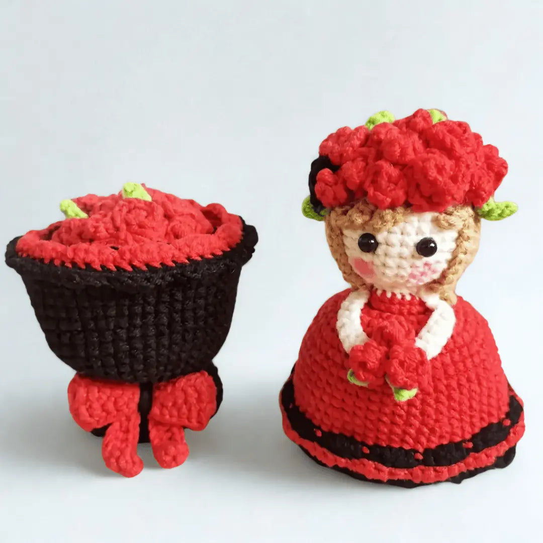 🔥Flower crochet dollz - Finished Product 🎁Gift