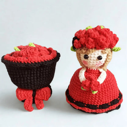 🔥Flower crochet dollz - Finished Product 🎁Gift