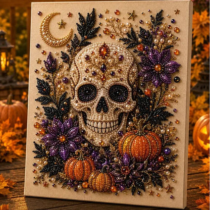 🔥Halloween Ghost Pearl Art DIY Kit – Spooky 3D Fall Décor