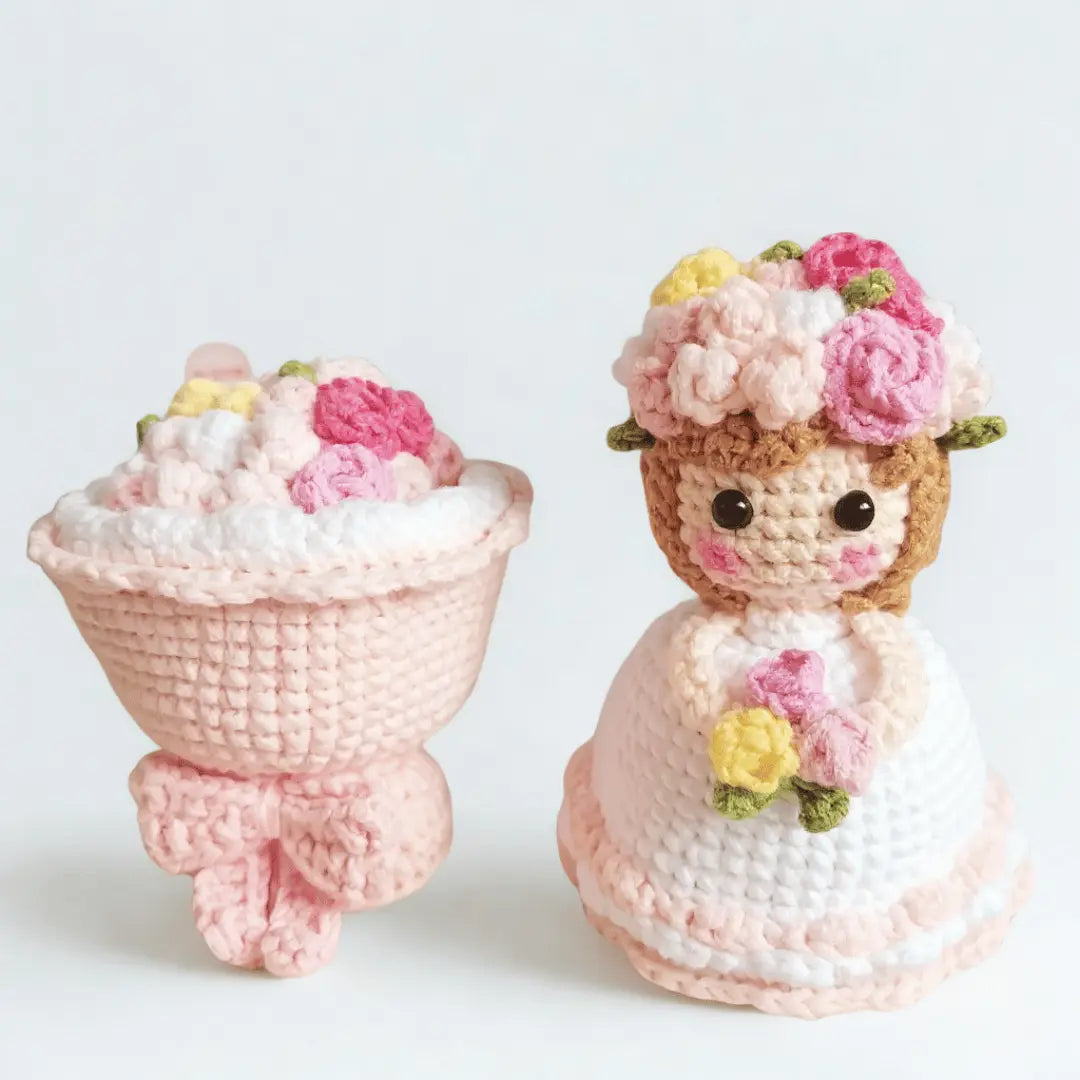 🔥Flower crochet dollz - Finished Product 🎁Gift