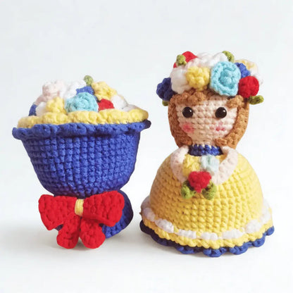 🔥Flower crochet dollz - Finished Product 🎁Gift